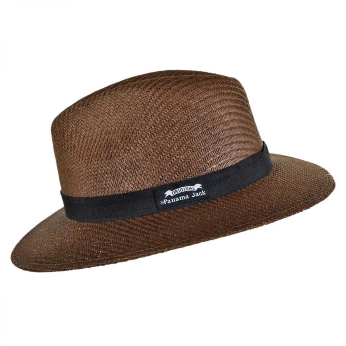 Ribbon Toyo Straw Safari Fedora Hat - Image 7