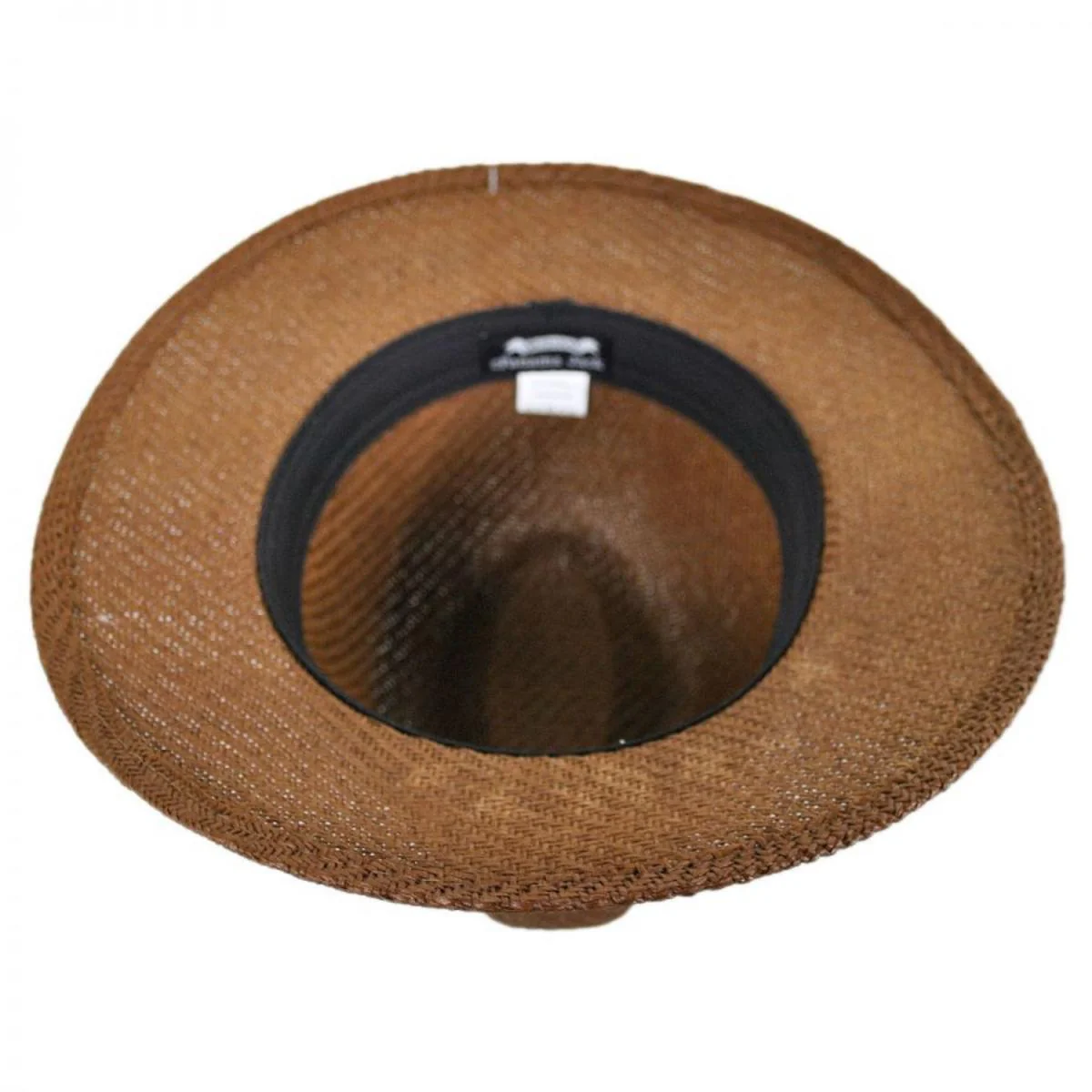 Ribbon Toyo Straw Safari Fedora Hat - Image 8