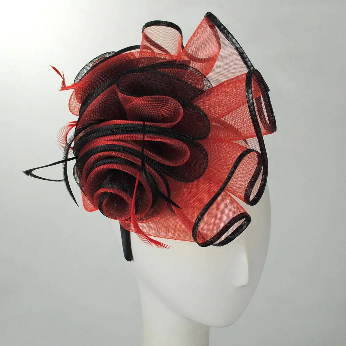 Rizo Horsehair Mesh Fascinator Hat - Image 3