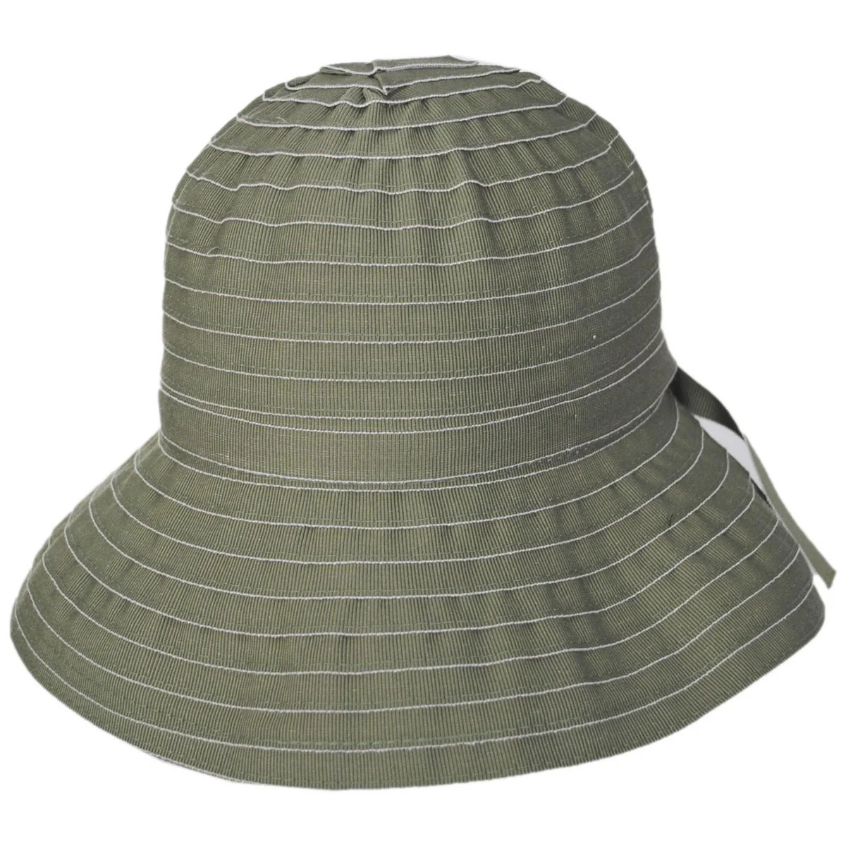 Roller Ribbon Cotton Blend Sun Hat - Image 6