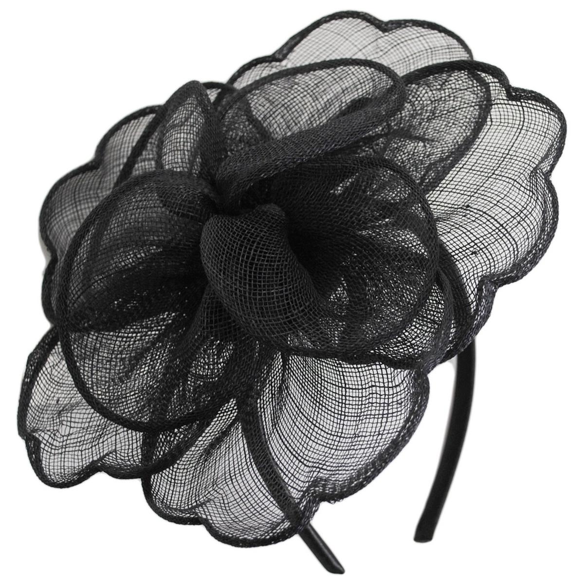 Rosa Sinamay Straw Fascinator Hat