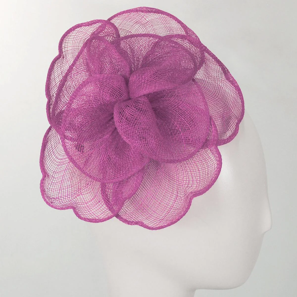 Rosa Sinamay Straw Fascinator Hat - Image 11