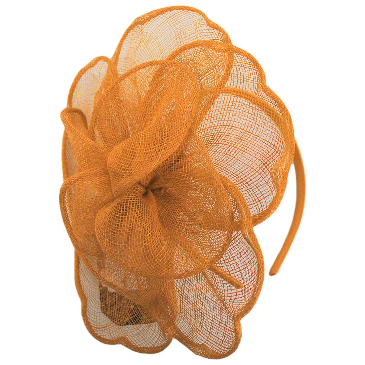 Rosa Sinamay Straw Fascinator Hat - Image 12