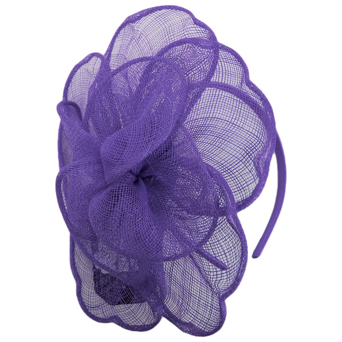 Rosa Sinamay Straw Fascinator Hat - Image 15