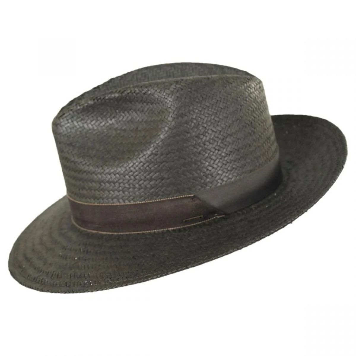 Rothney Raindura Straw Fedora Hat - Kapok Green - Image 3