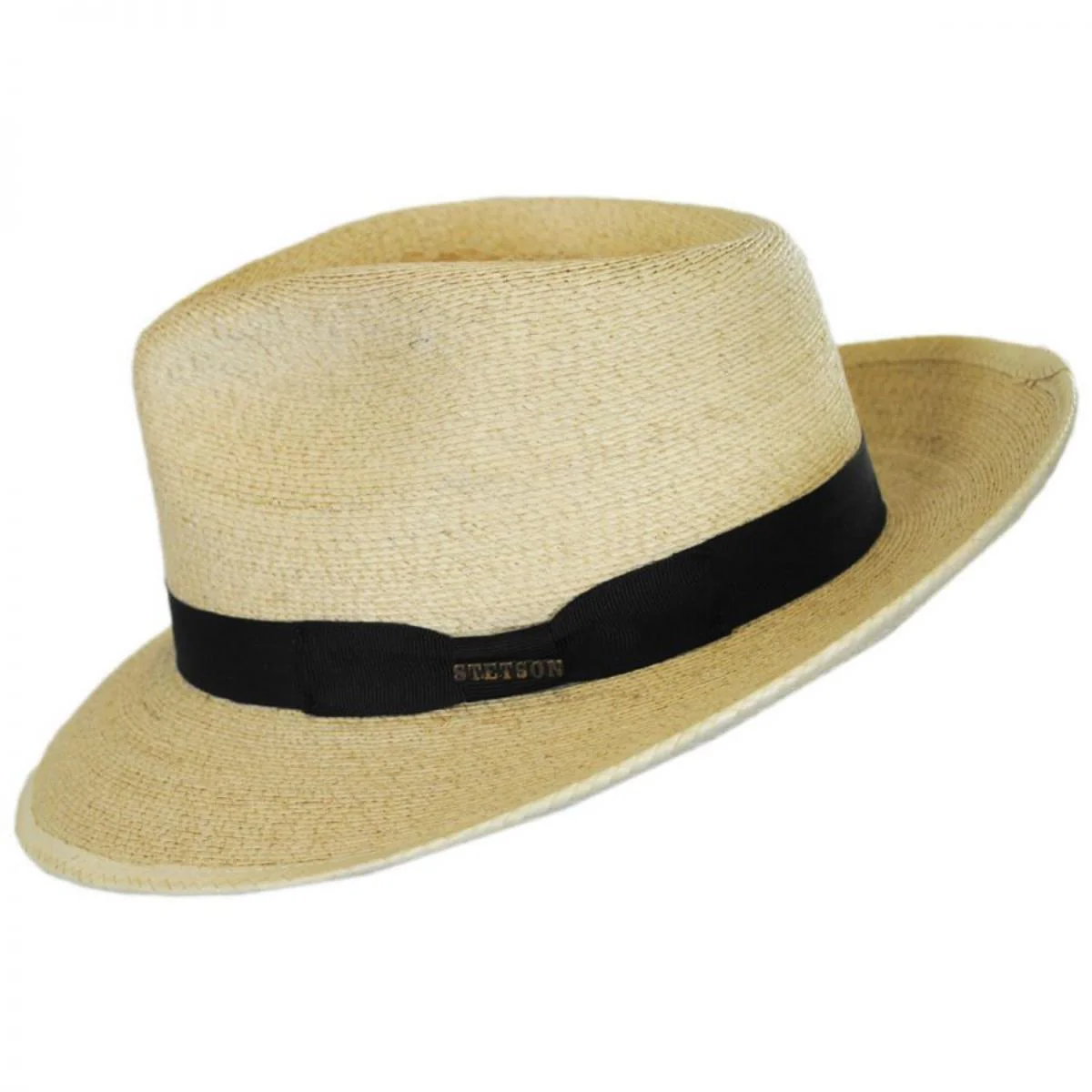 Rushmore Palm Leaf Straw Fedora Hat - Image 3