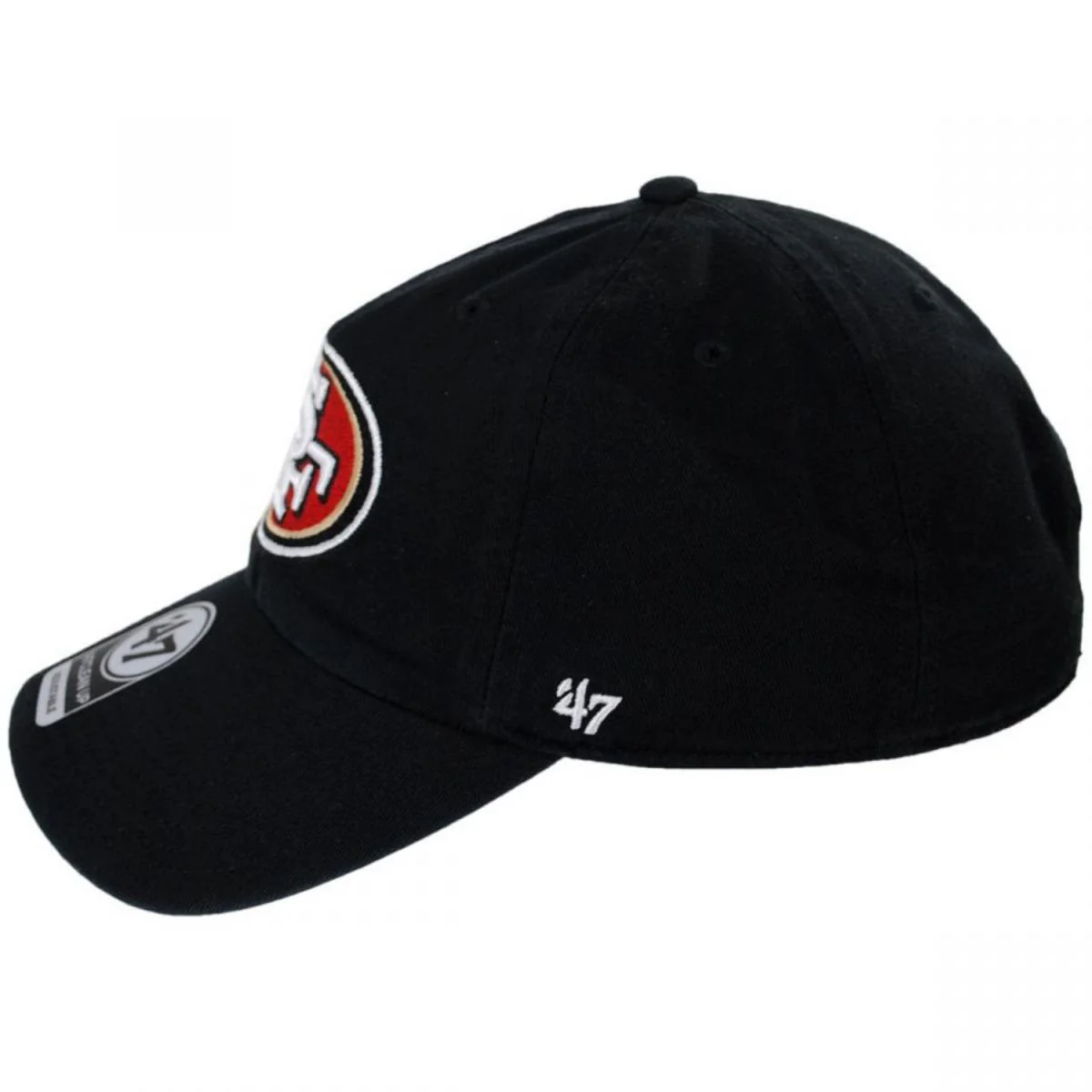 San Francisco 49ers NFL Clean Up Strapback Baseball Cap Dad Hat - Image 3