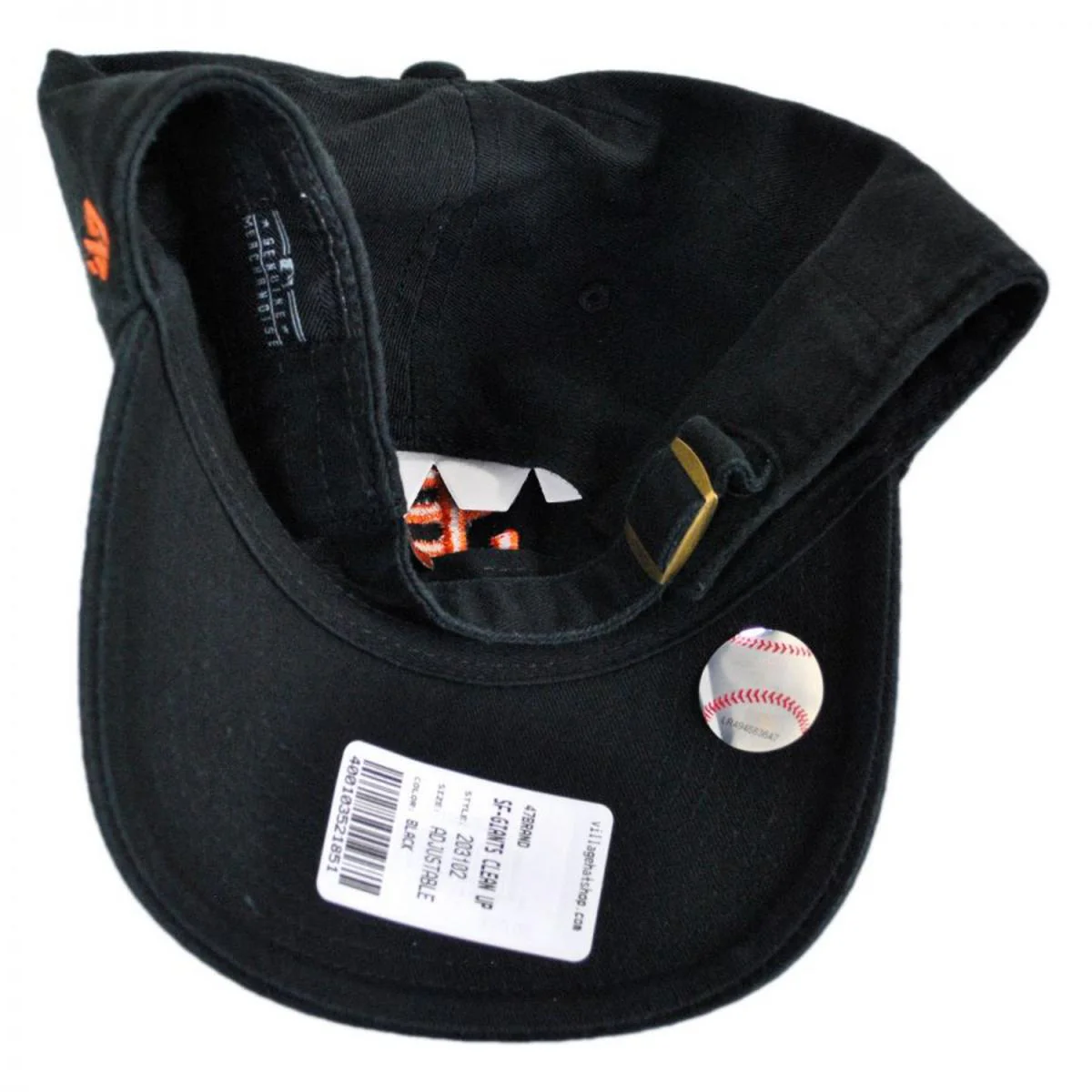 San Francisco Giants MLB Clean Up Strapback Baseball Cap Dad Hat - Image 4