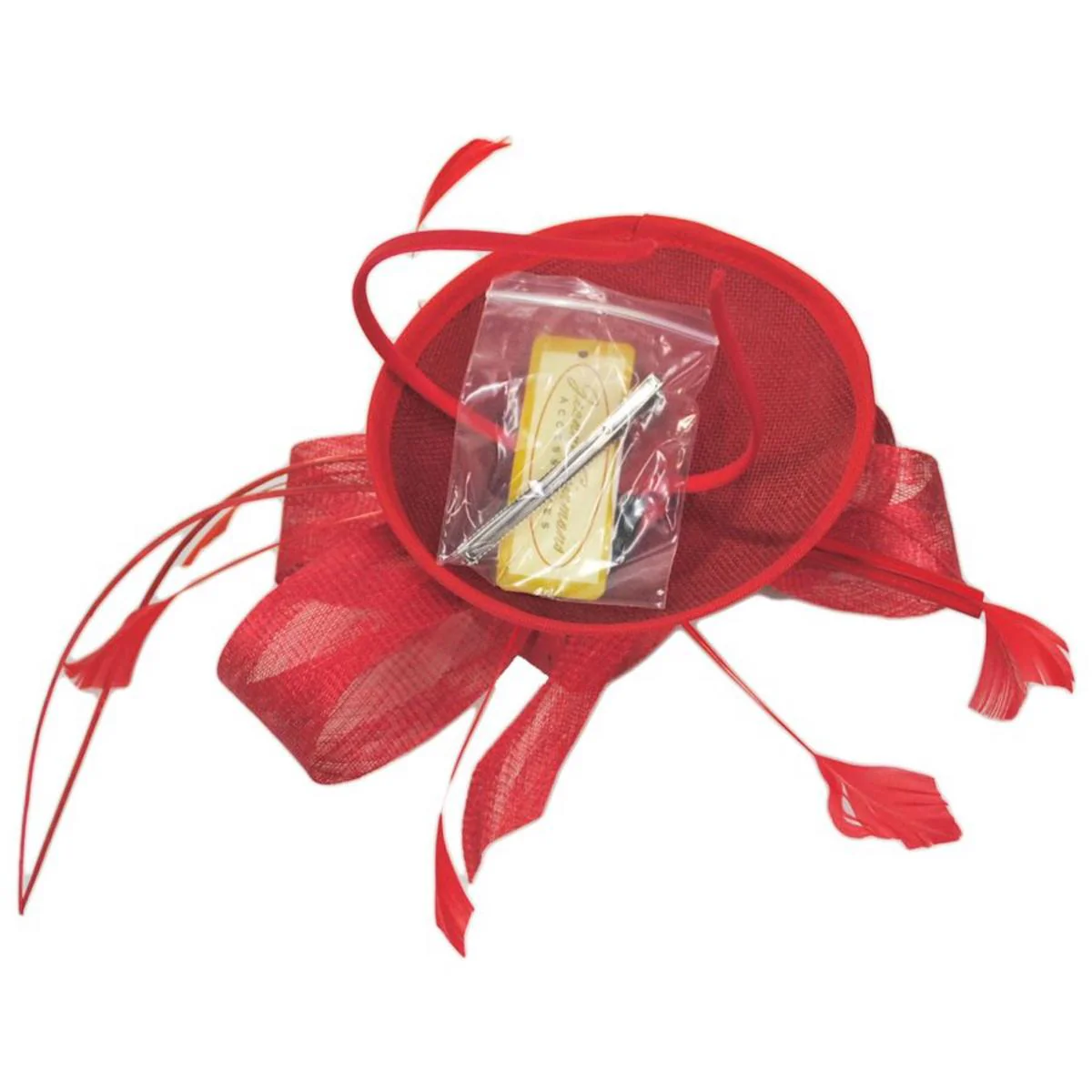 Sasha Sinamay Straw Fascinator Hat - Image 8