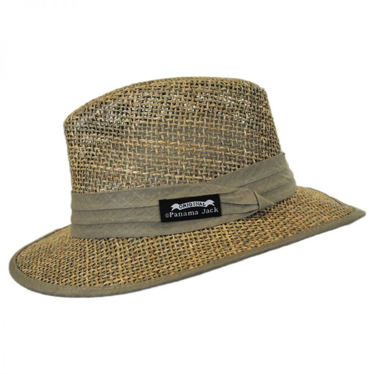 Seagrass Straw Safari Fedora Hat - Image 3