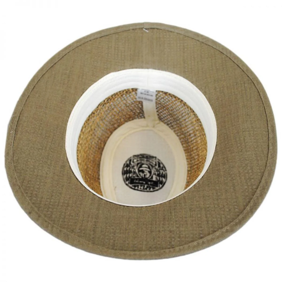 Seagrass Straw Safari Fedora Hat - Image 4