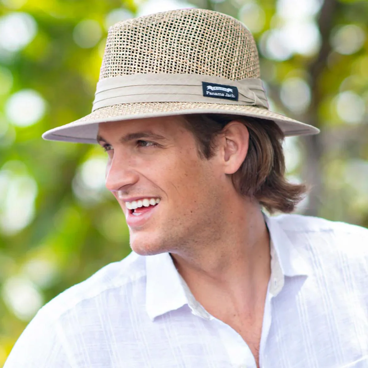 Seagrass Straw Safari Fedora Hat - Image 6