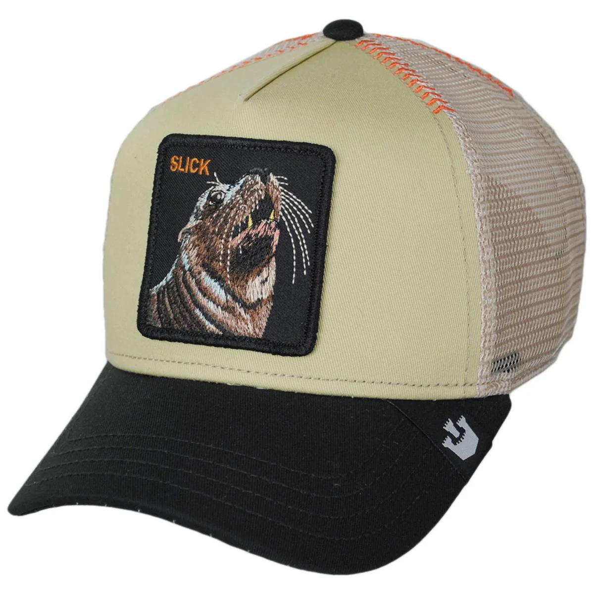 Seal Mesh Trucker Snapback Baseball Cap