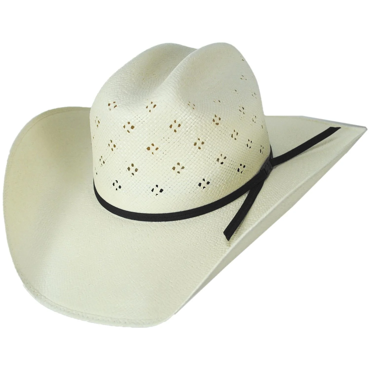Seneca Shantung Straw Western Hat