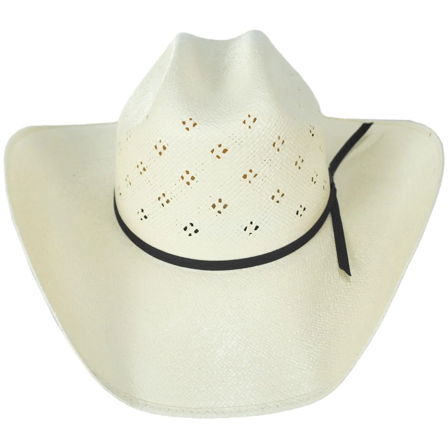 Seneca Shantung Straw Western Hat - Image 2