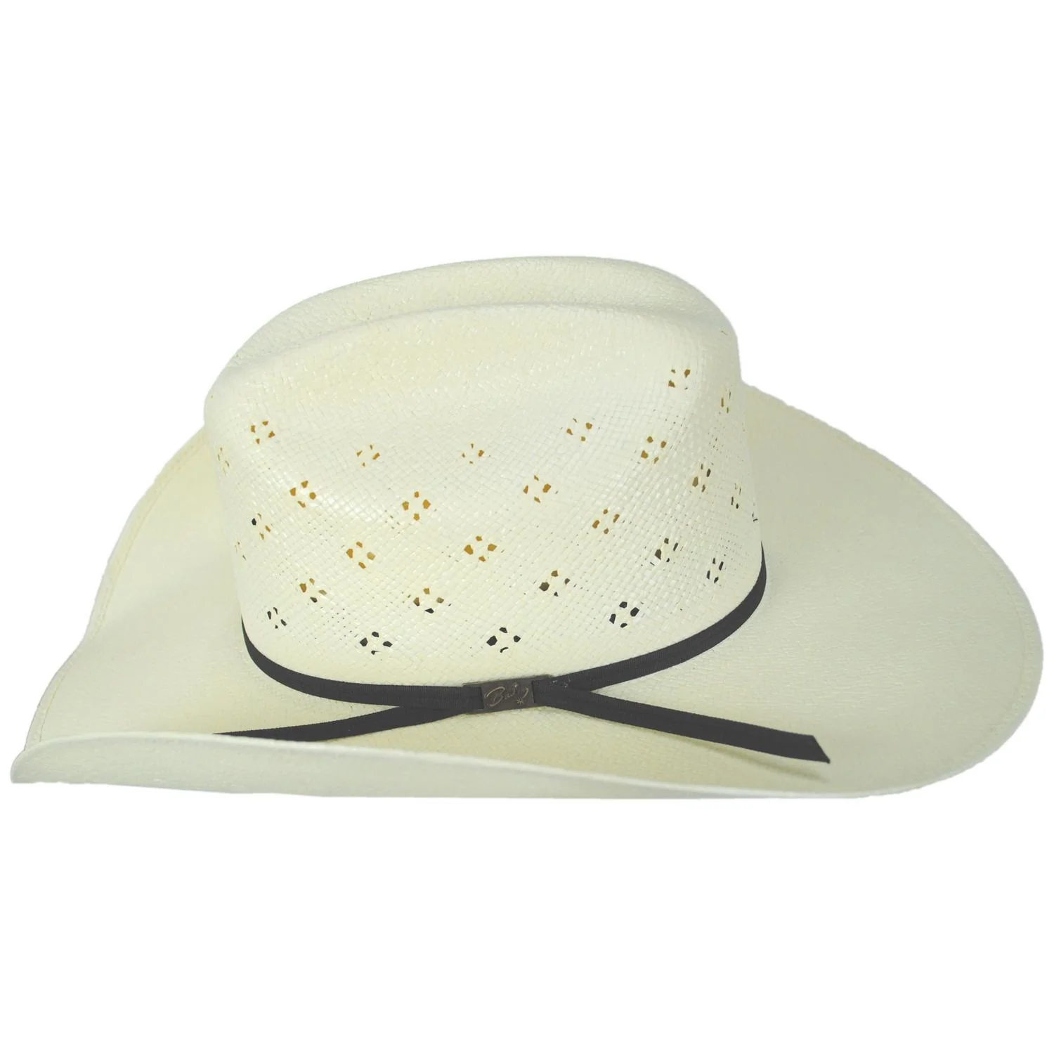 Seneca Shantung Straw Western Hat - Image 3