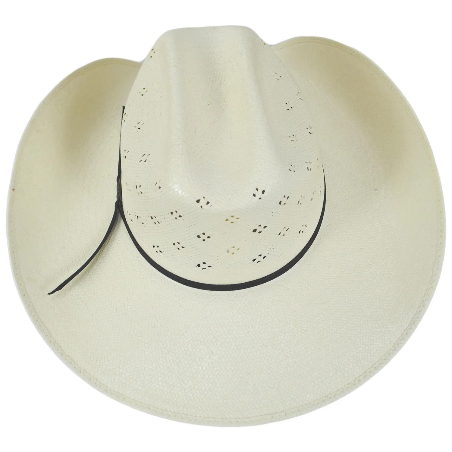 Seneca Shantung Straw Western Hat - Image 4