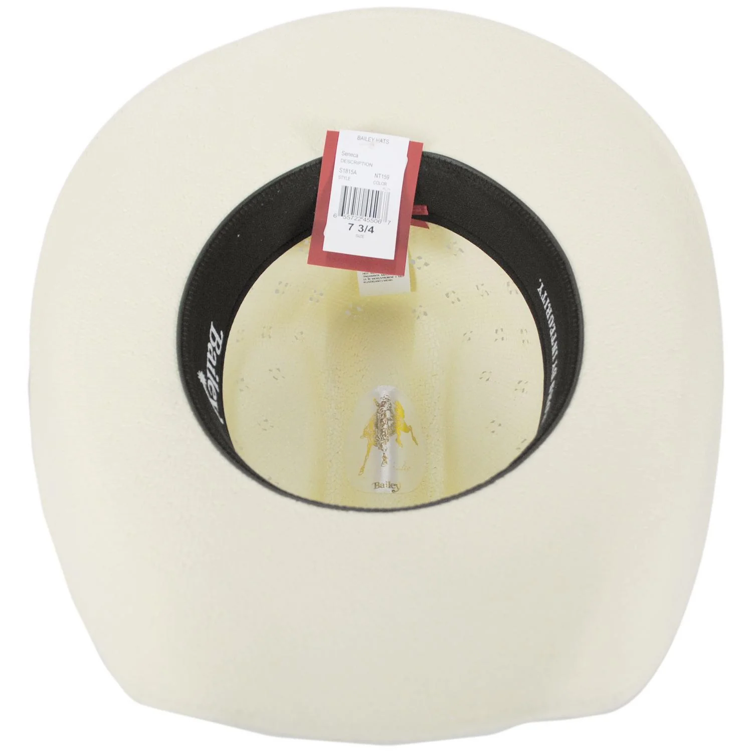 Seneca Shantung Straw Western Hat - Image 5