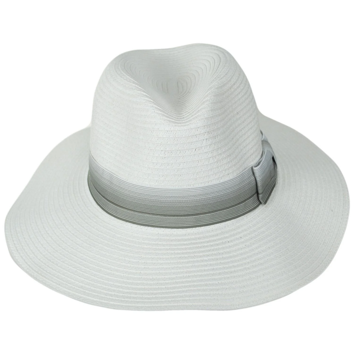 Sicily Toyo Straw Fedora Hat - Image 2