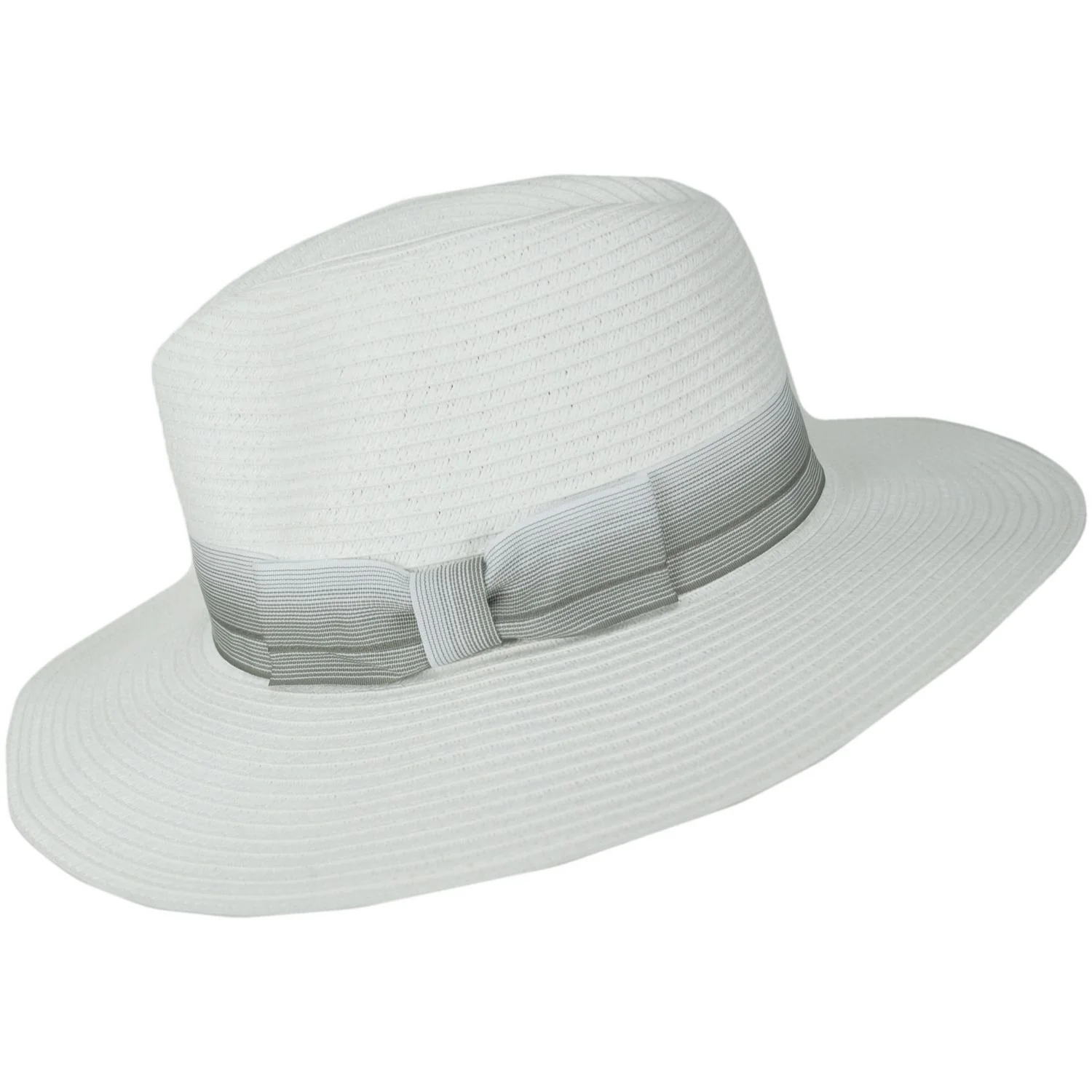 Sicily Toyo Straw Fedora Hat - Image 4