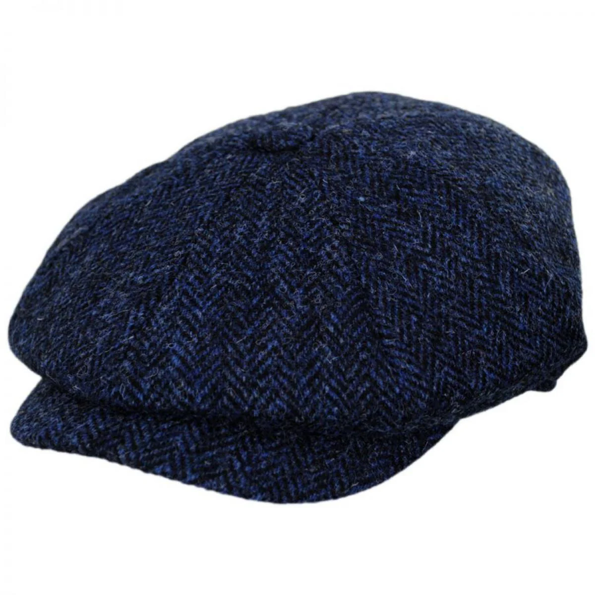 Skye Harris Tweed Wool Newsboy Cap