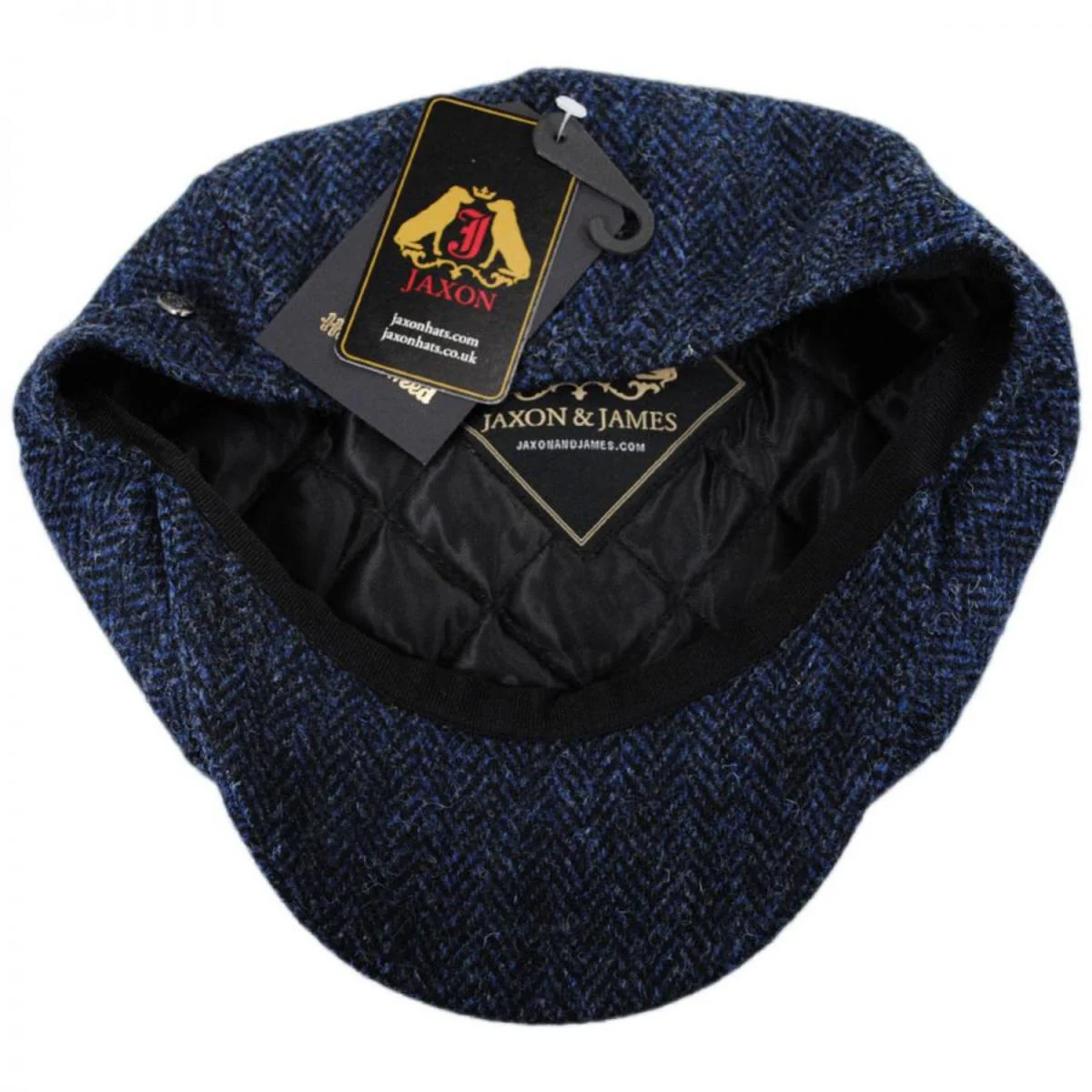 Skye Harris Tweed Wool Newsboy Cap - Image 6
