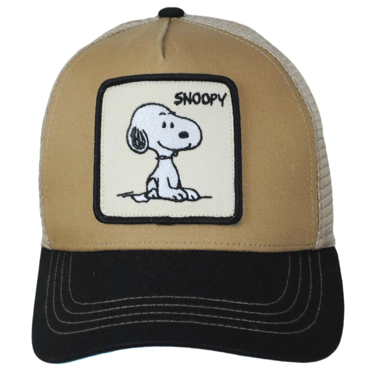 Snoopy Mesh Trucker Snapback Baseball Cap - Image 2