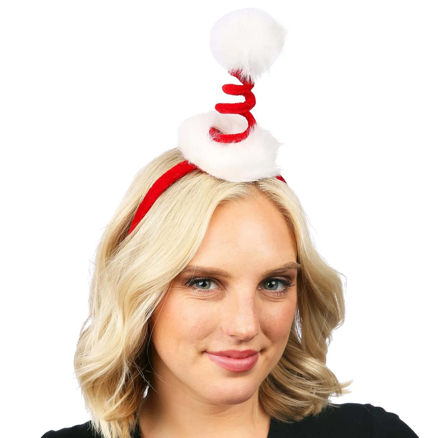 Springy Santa Fascinator Headband - Image 3