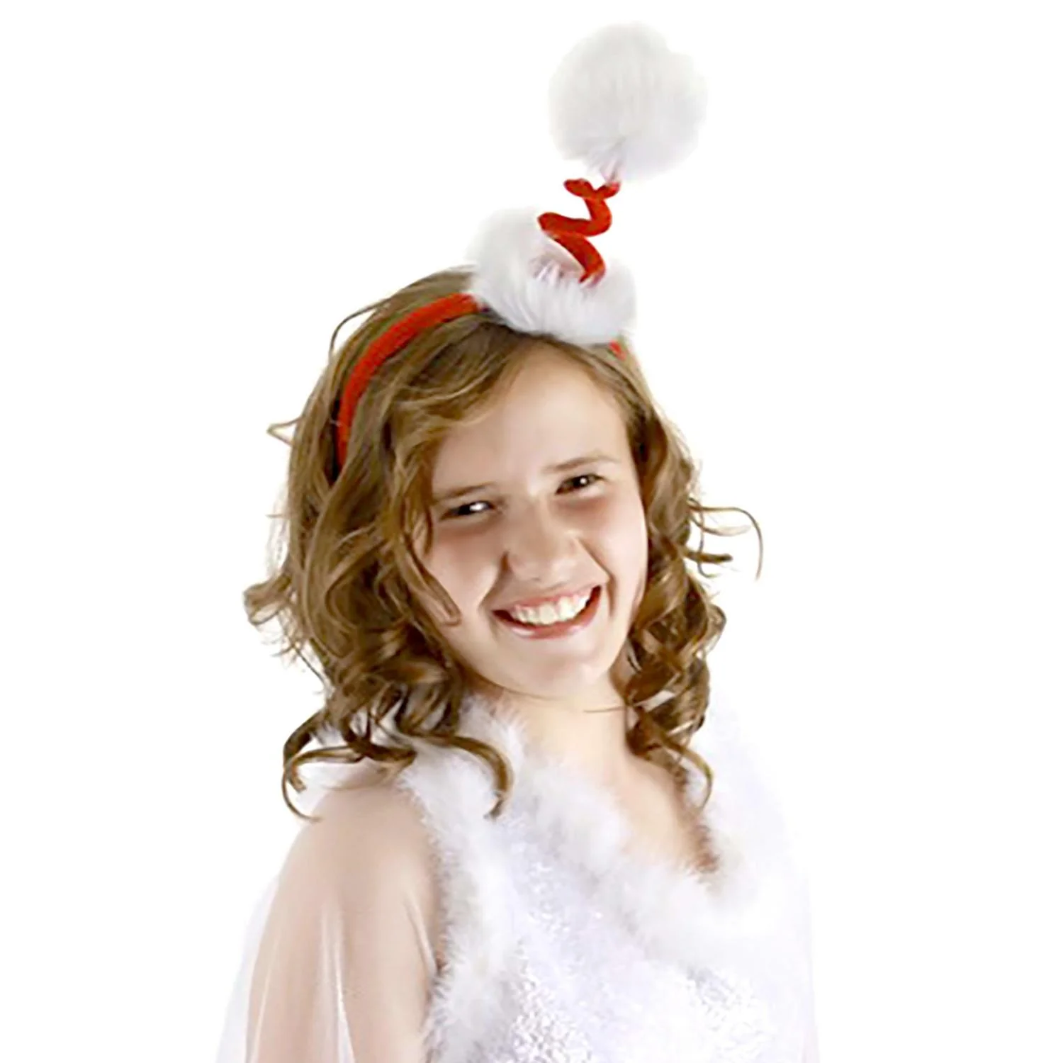 Springy Santa Fascinator Headband - Image 4