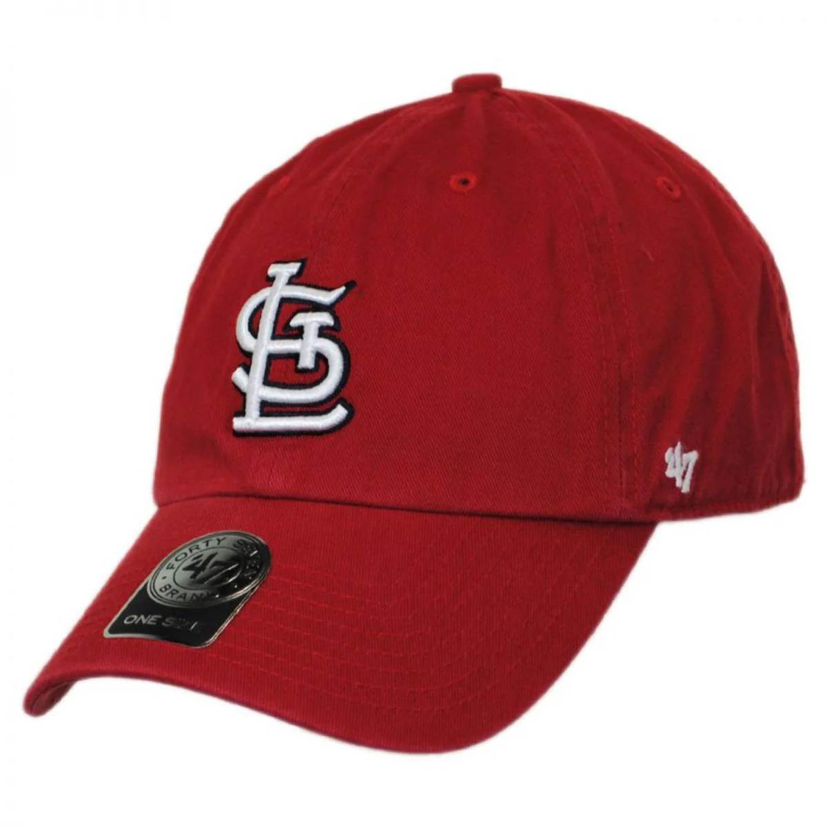 St Louis Cardinals MLB Clean Up Strapback Baseball Cap Dad Hat - Image 5