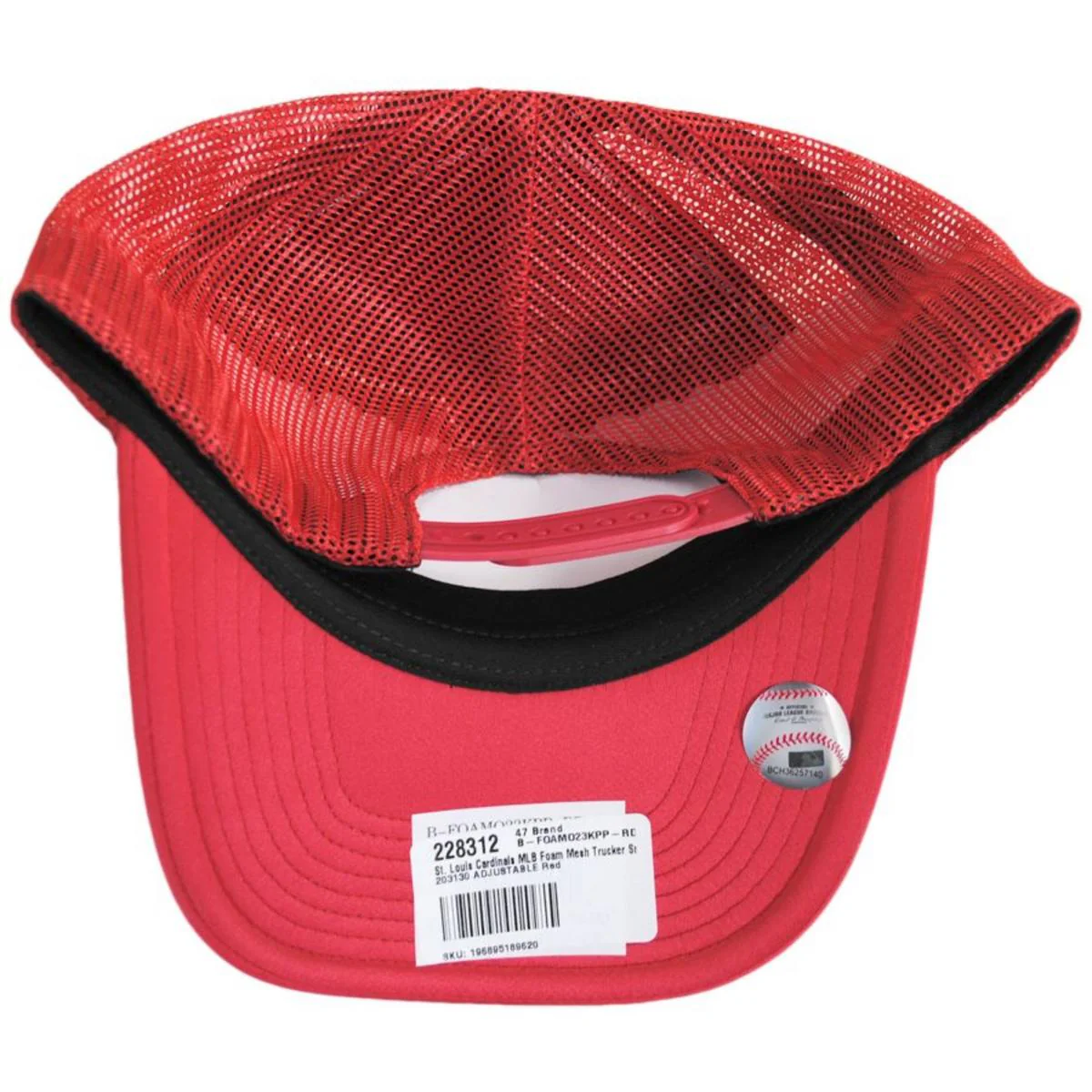 St. Louis Cardinals MLB Foam Mesh Trucker Snapback Baseball Cap - Image 4