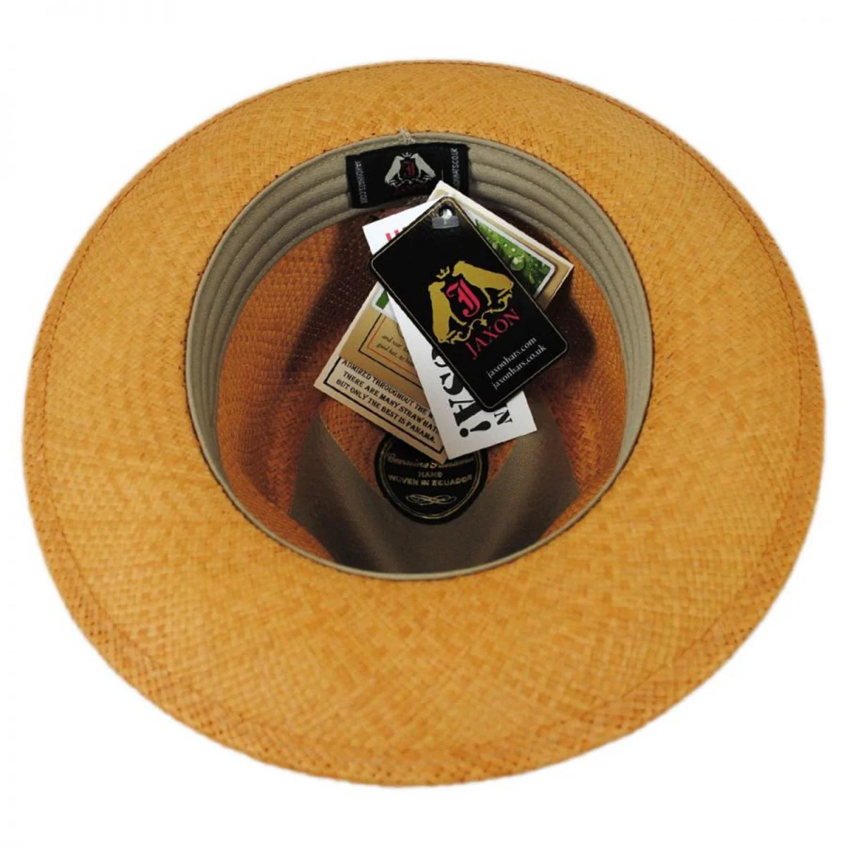 Stain Repellent Panama Straw C-Crown Fedora Hat - Image 8
