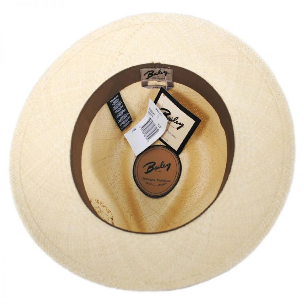 Stansfield Panama Straw Fedora Hat - Image 4