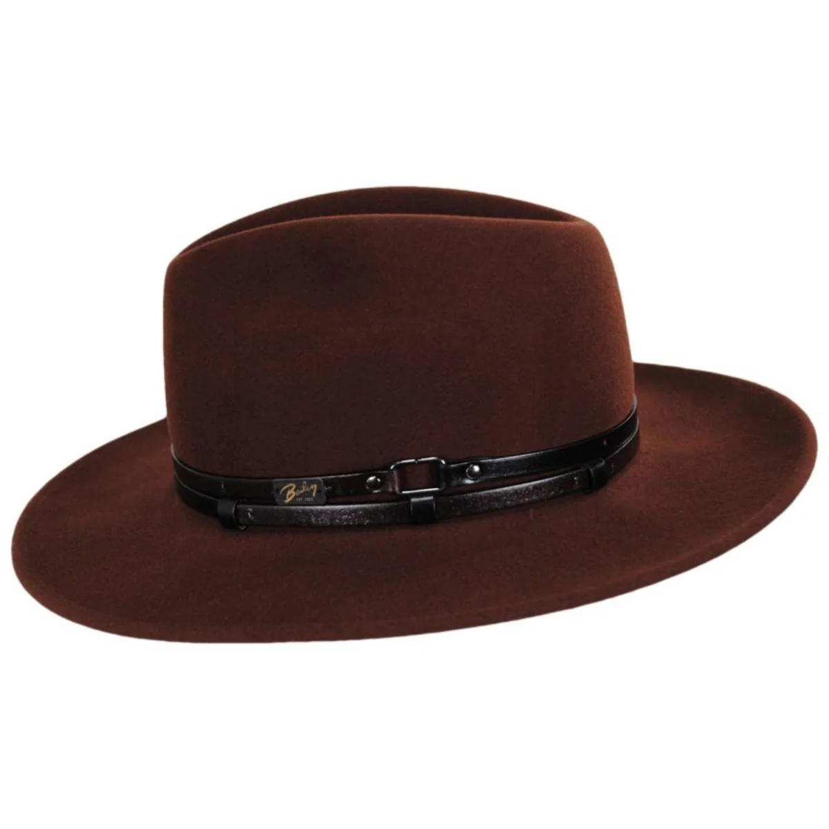 Stedman Elite Velour Wool Felt Fedora Hat - Image 7