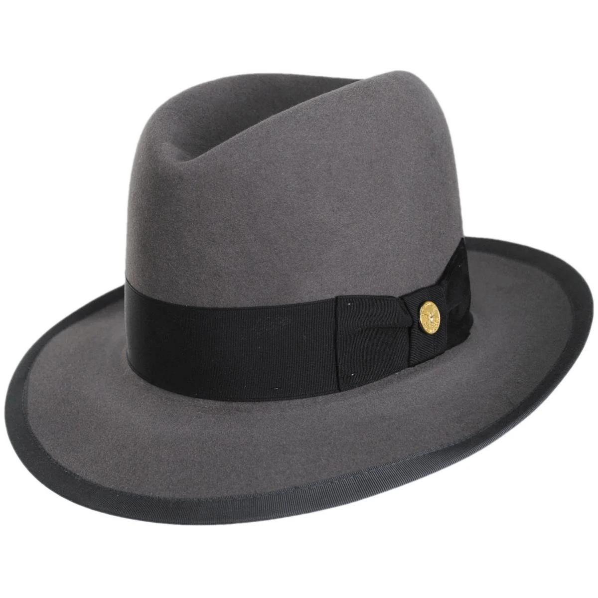 Stetsonian B 160th Edition 6X Fur Felt Shapeable Open Crown Fedora Hat - Image 2