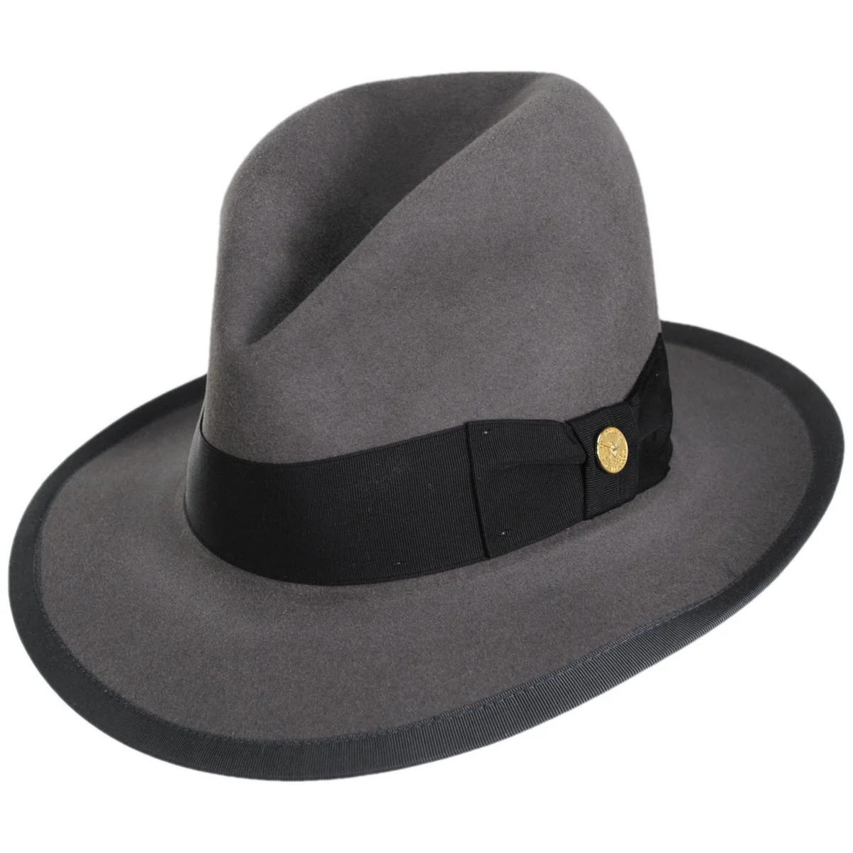 Stetsonian B 160th Edition 6X Fur Felt Shapeable Open Crown Fedora Hat - Image 3