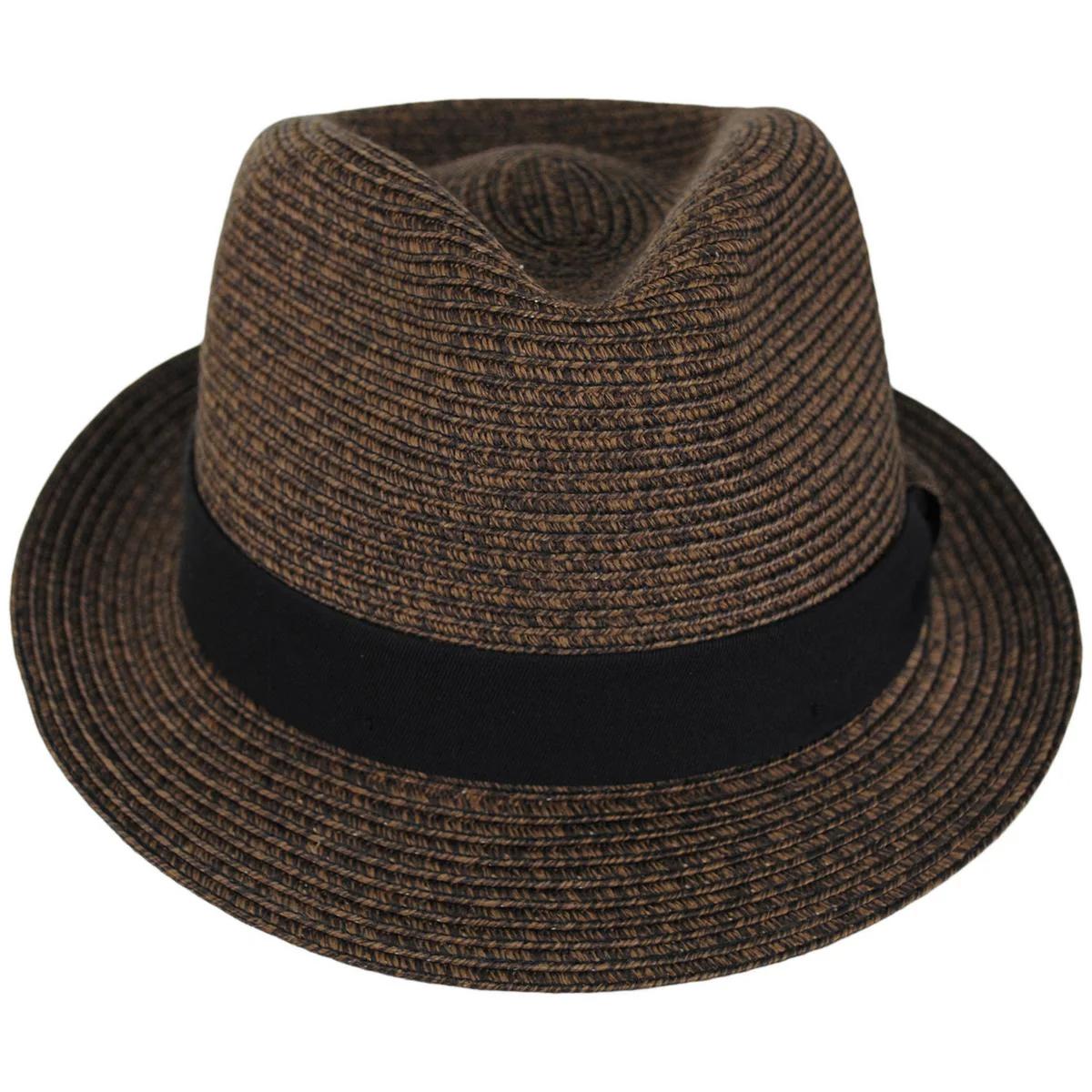 Street Style Poly Braid Stingy Brim Fedora Hat - Image 2