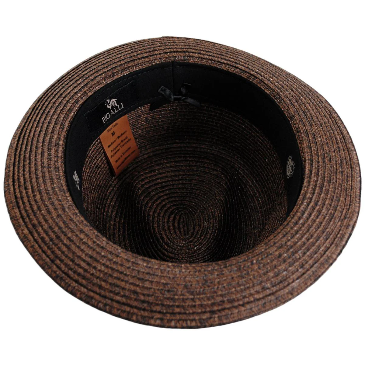 Street Style Poly Braid Stingy Brim Fedora Hat - Image 4