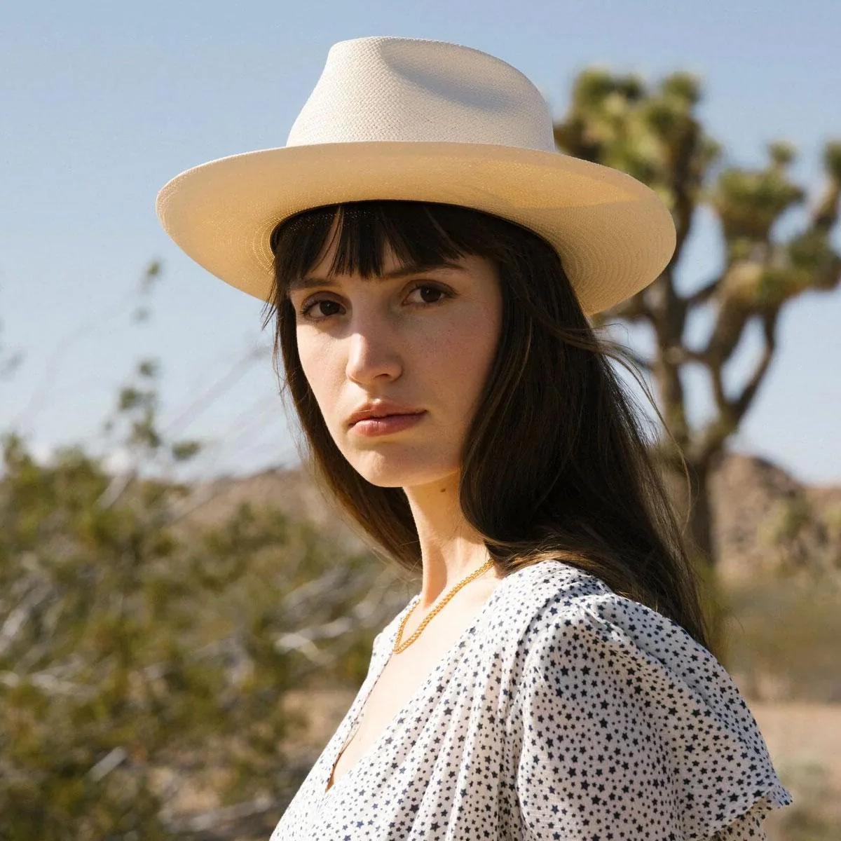 Tallahassee Shantung Straw Fedora Hat - Image 7