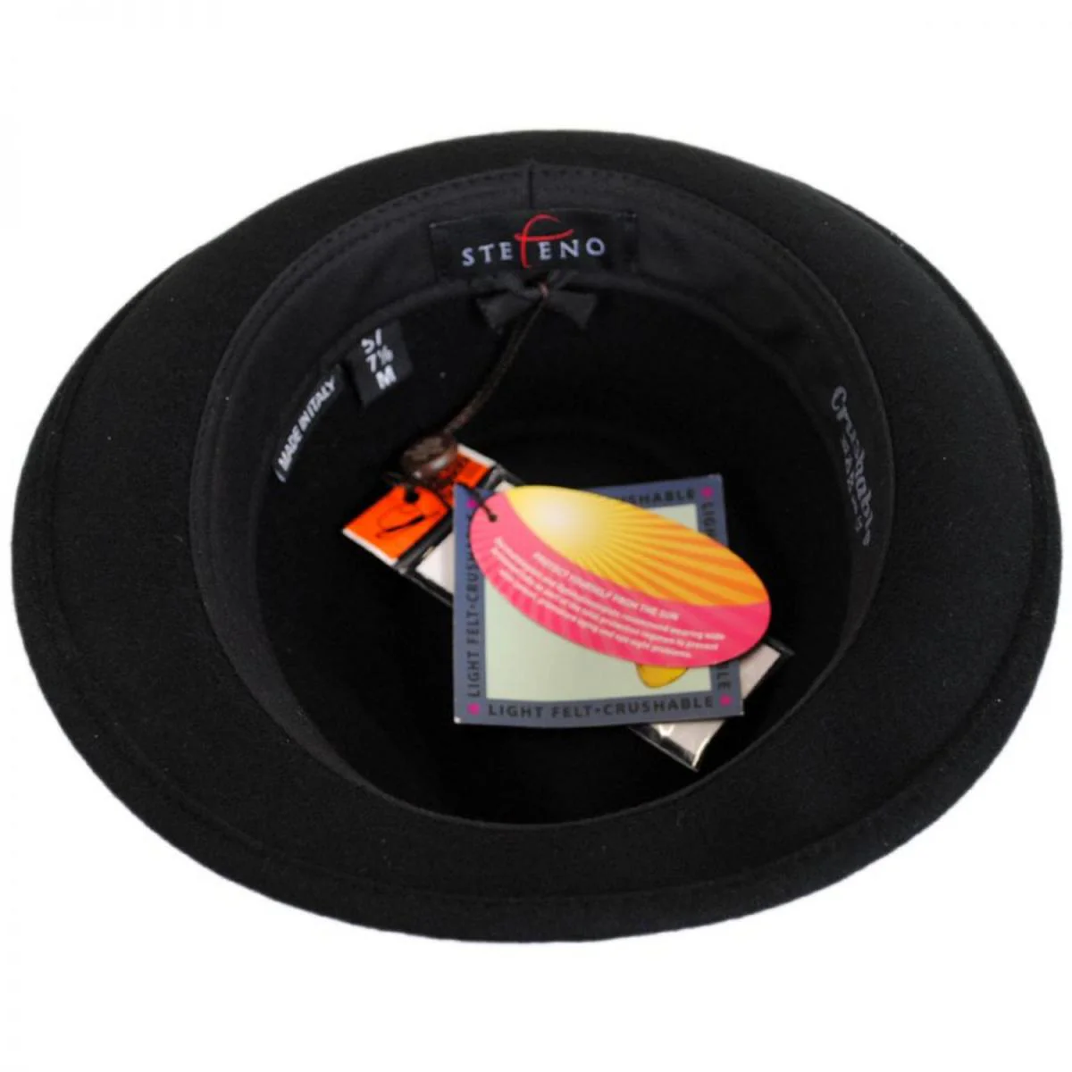 Teardrop Wool Felt Trilby Fedora Hat - Image 4