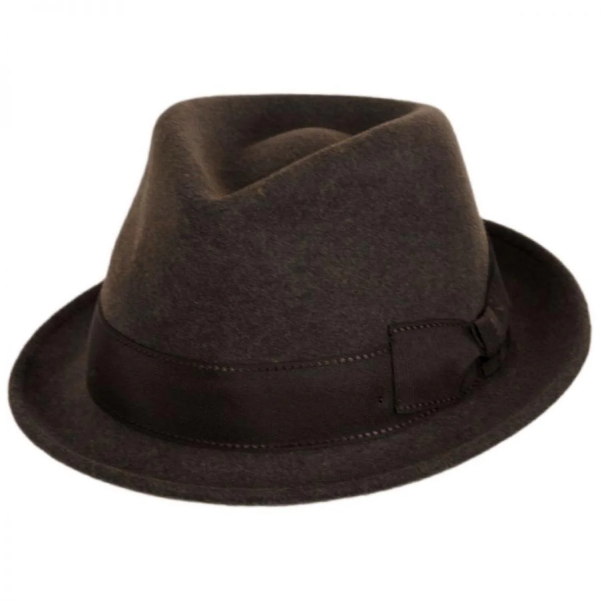 Teardrop Wool Felt Trilby Fedora Hat - Image 5