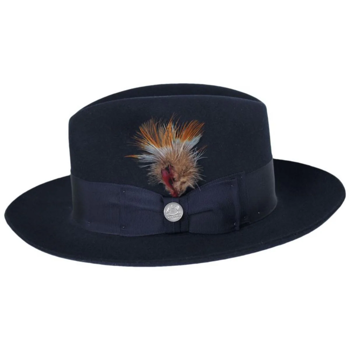 Temple Fur Felt Fedora Hat - Image 17