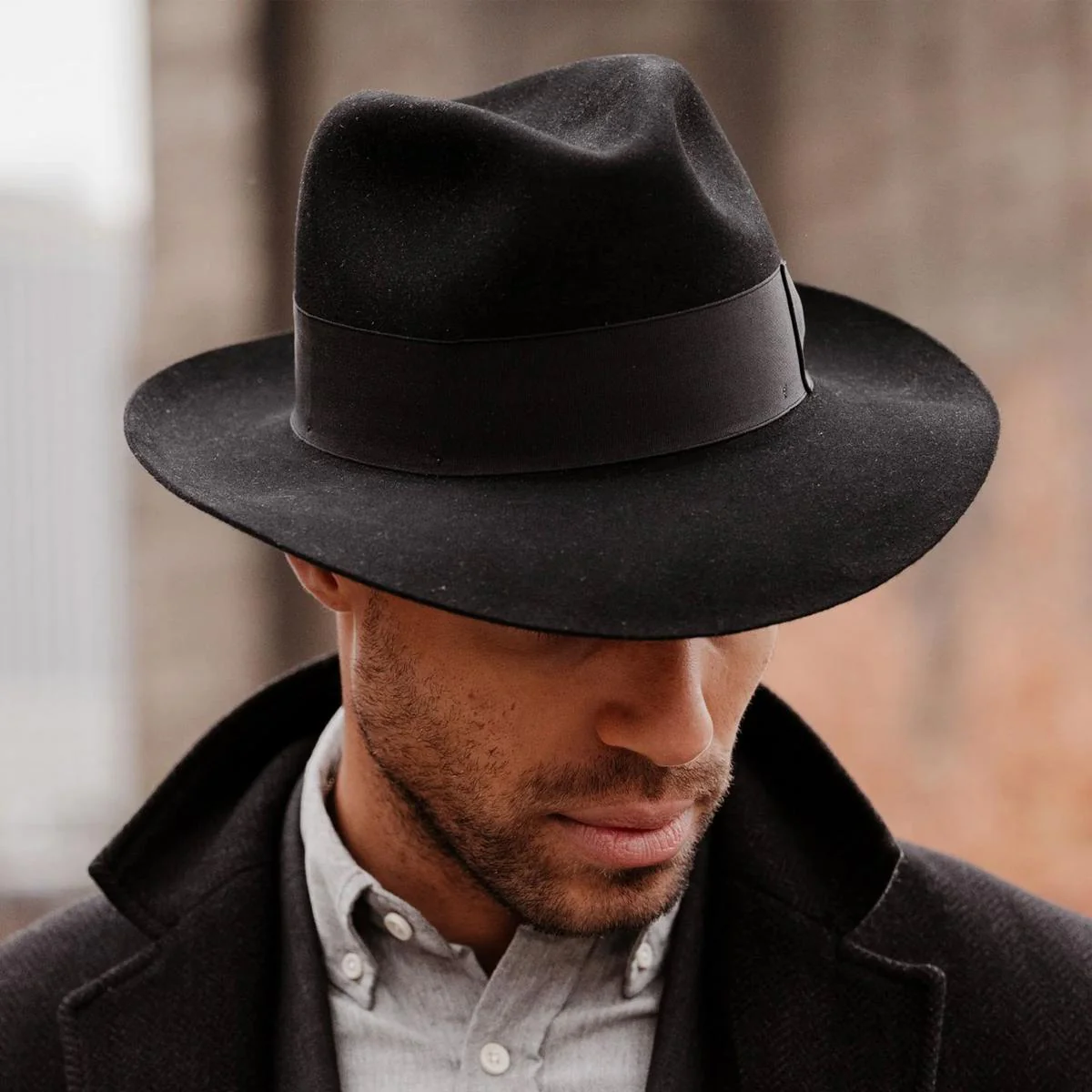 Temple Fur Felt Fedora Hat - Image 20