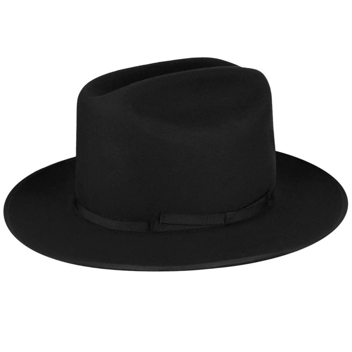 The Architect Fur Felt Cattleman Western Hat - Black - Image 3