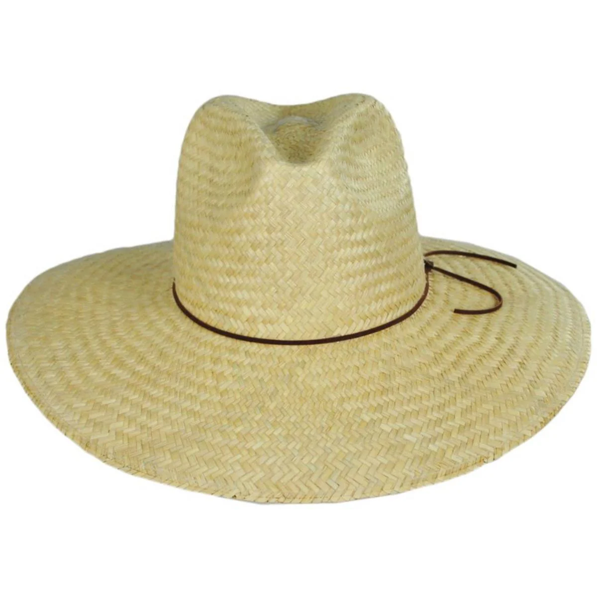 The Gatherer Palm Straw Wide Brim Fedora Hat - Image 2