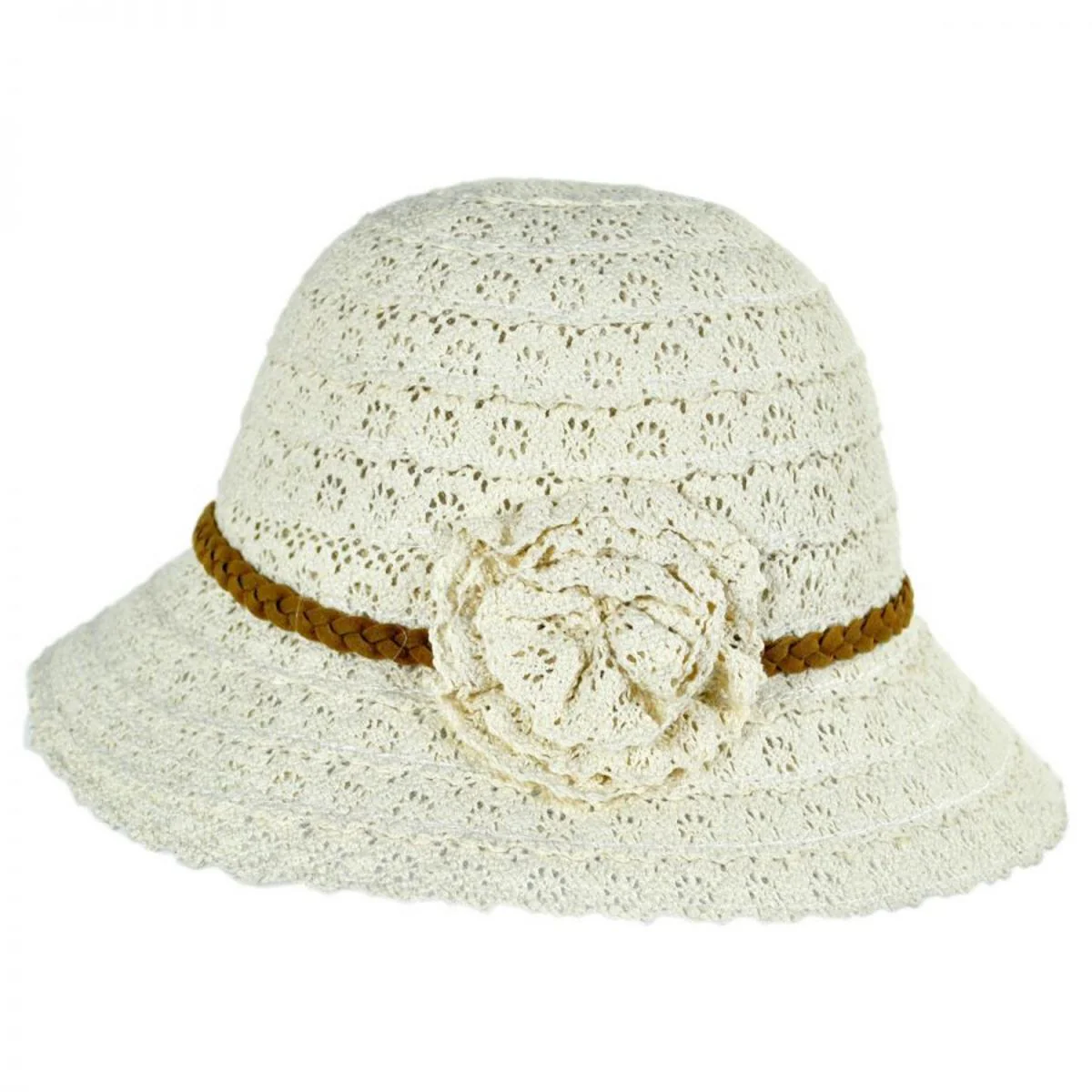 Toddler's Lace Cloche Hat - Image 3