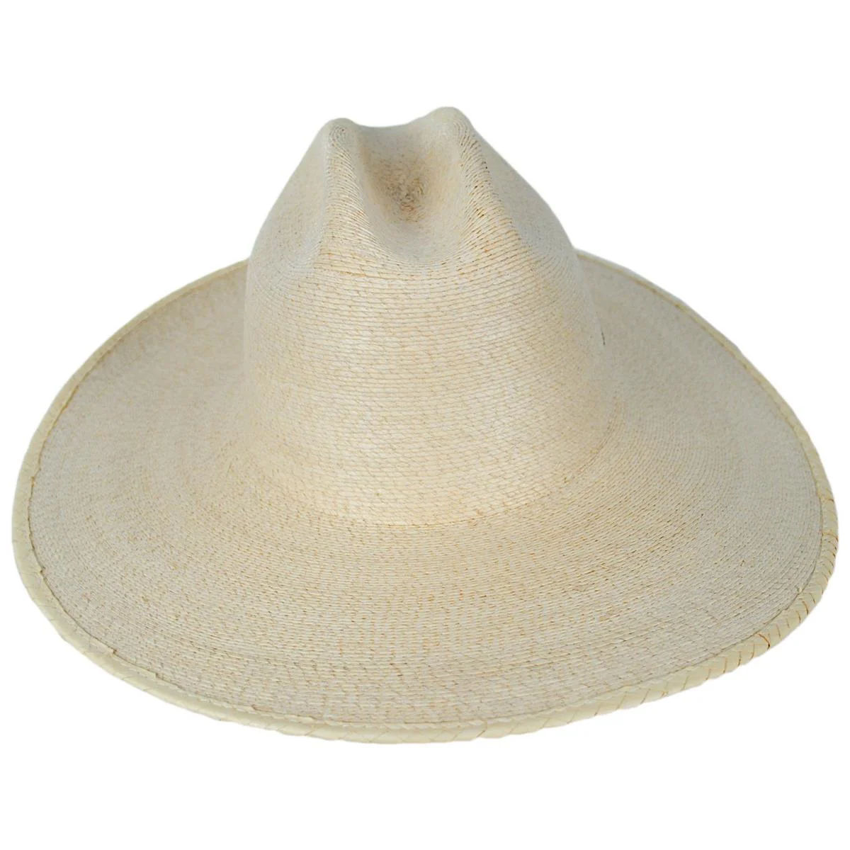 Toluca Fine Palm Straw Cattlemen Western Hat - Image 2