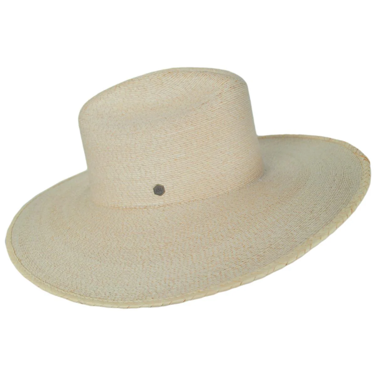Toluca Fine Palm Straw Cattlemen Western Hat - Image 3