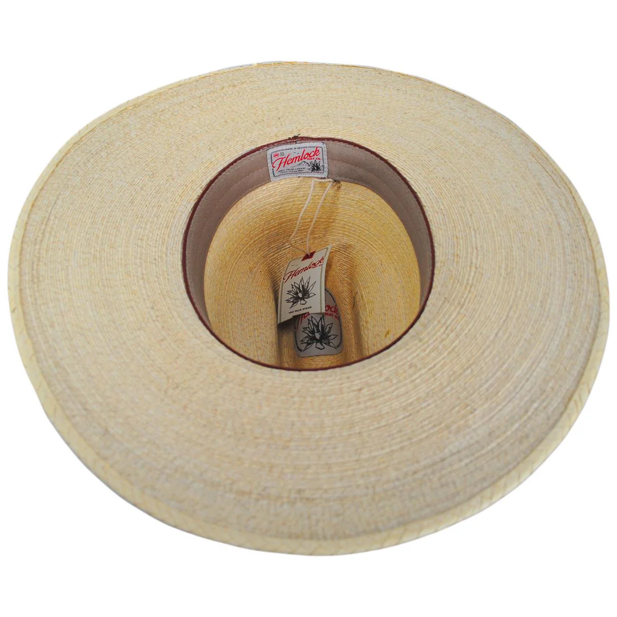 Toluca Fine Palm Straw Cattlemen Western Hat - Image 4