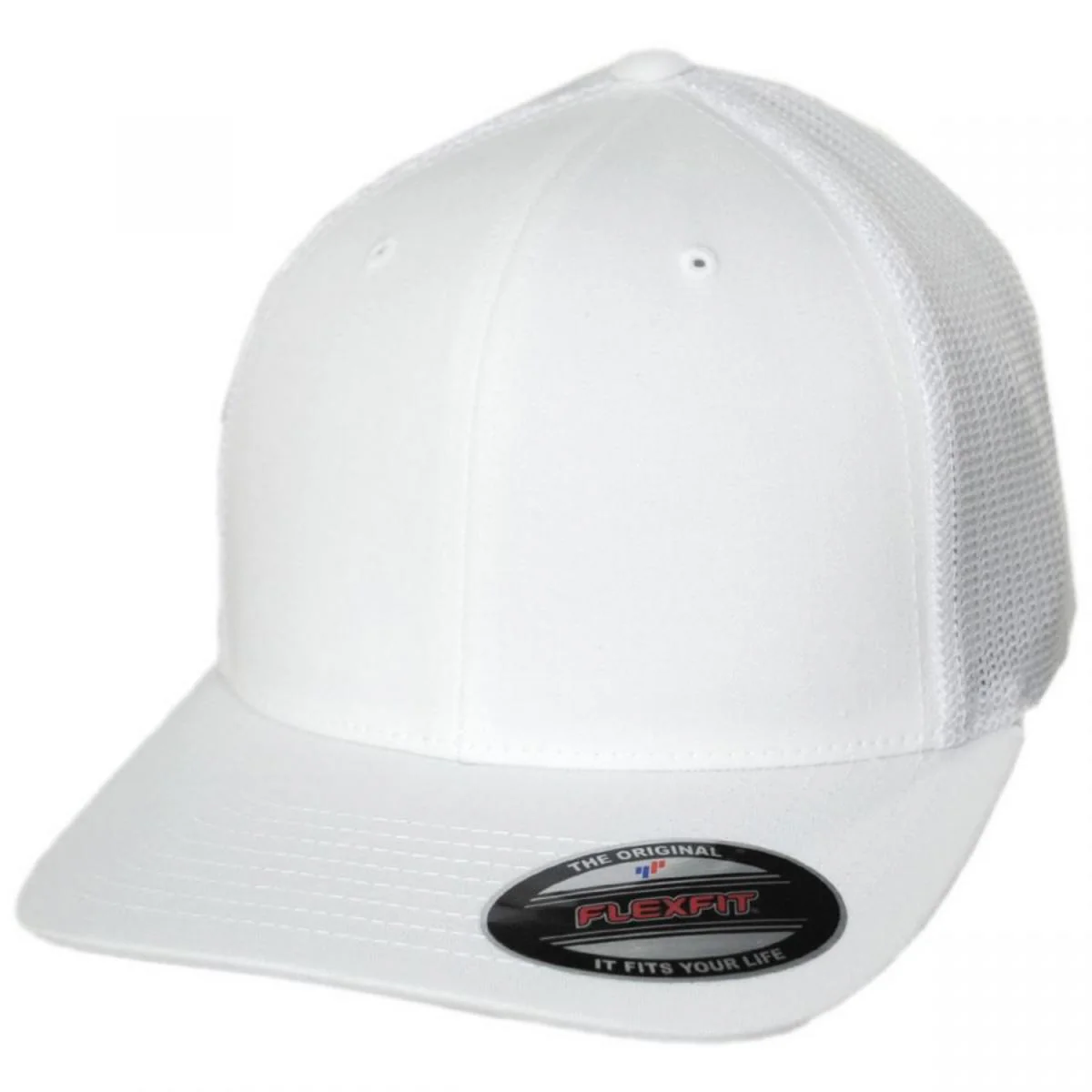Tonal Mesh Trucker Flexfit Fitted Baseball Cap - Image 13